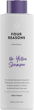Шампунь для нейтрализации желтизны для светлых, осветленных и седых волос Four Reasons Professional No Yellow Shampoo 300 мл