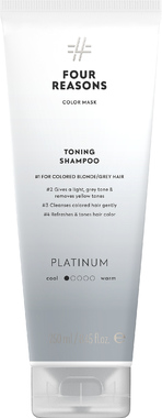 Тонирующий шампунь для поддержания цвета окрашенных волос Four Reasons Color Mask Toning Shampoo Platinum Платина