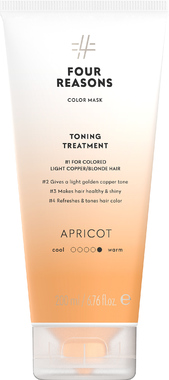 Тонирующая маска для поддержания цвета окрашенных волос Four Reasons Color Mask Toning Treatment Apricot Абрикос