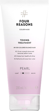 Тонирующая маска для поддержания цвета окрашенных волос Four Reasons Color Mask Toning Treatment Pearl Жемчуг