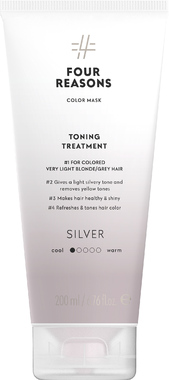 Тонирующая маска для поддержания цвета окрашенных волос Four Reasons Color Mask Toning Treatment Silver Серебро