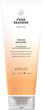 Тонирующий шампунь для поддержания цвета окрашенных волос Four Reasons Color Mask Toning Shampoo Apricot Абрикос 250 мл