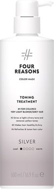 Тонирующая маска для поддержания цвета окрашенных волос Four Reasons Color Mask Toning Treatment Silver Серебро 500 мл