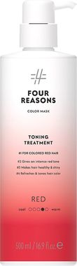 Тонирующая маска для поддержания цвета окрашенных волос Four Reasons Color Mask Toning Treatment Red Красная 500 мл